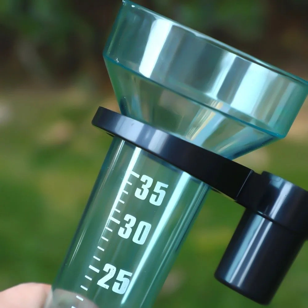 Portable Gardening Rainwater Meter Plastic with Scale Rain Measurement