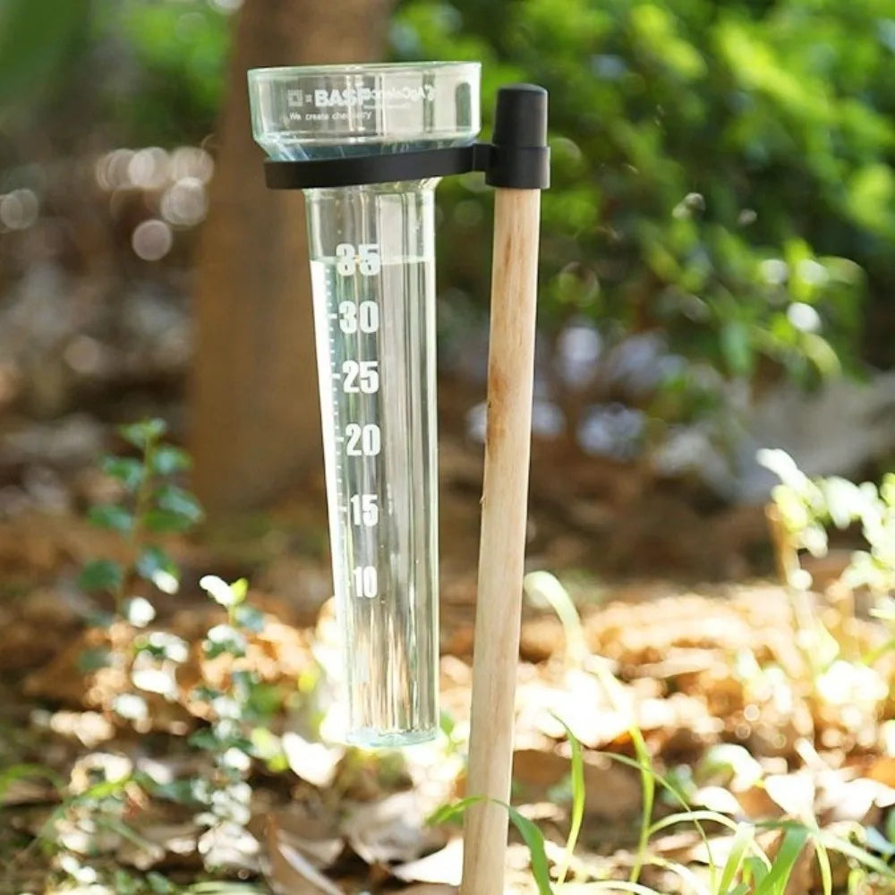 Portable Gardening Rainwater Meter Plastic with Scale Rain Measurement